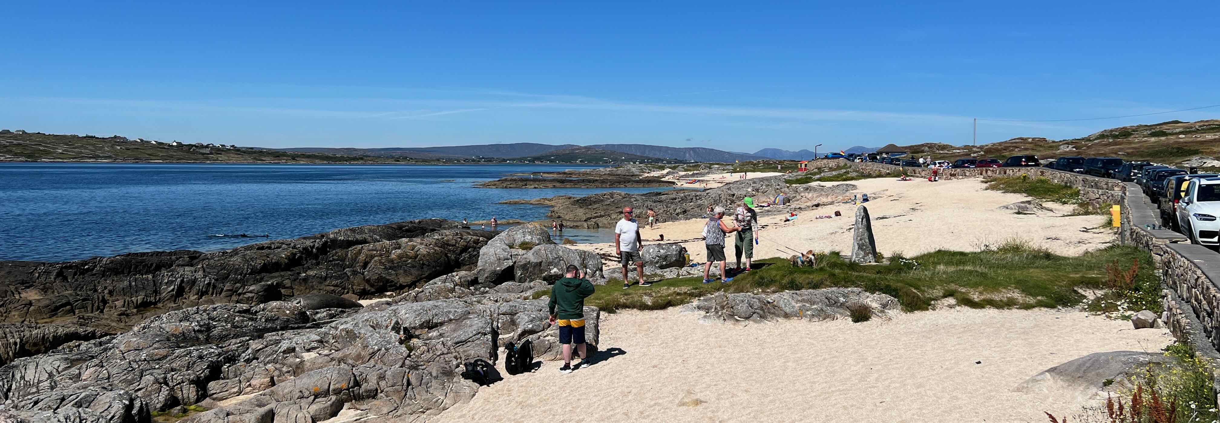 beach scene