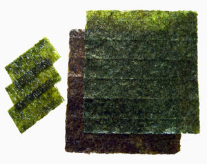 Seaweed for store human consumption